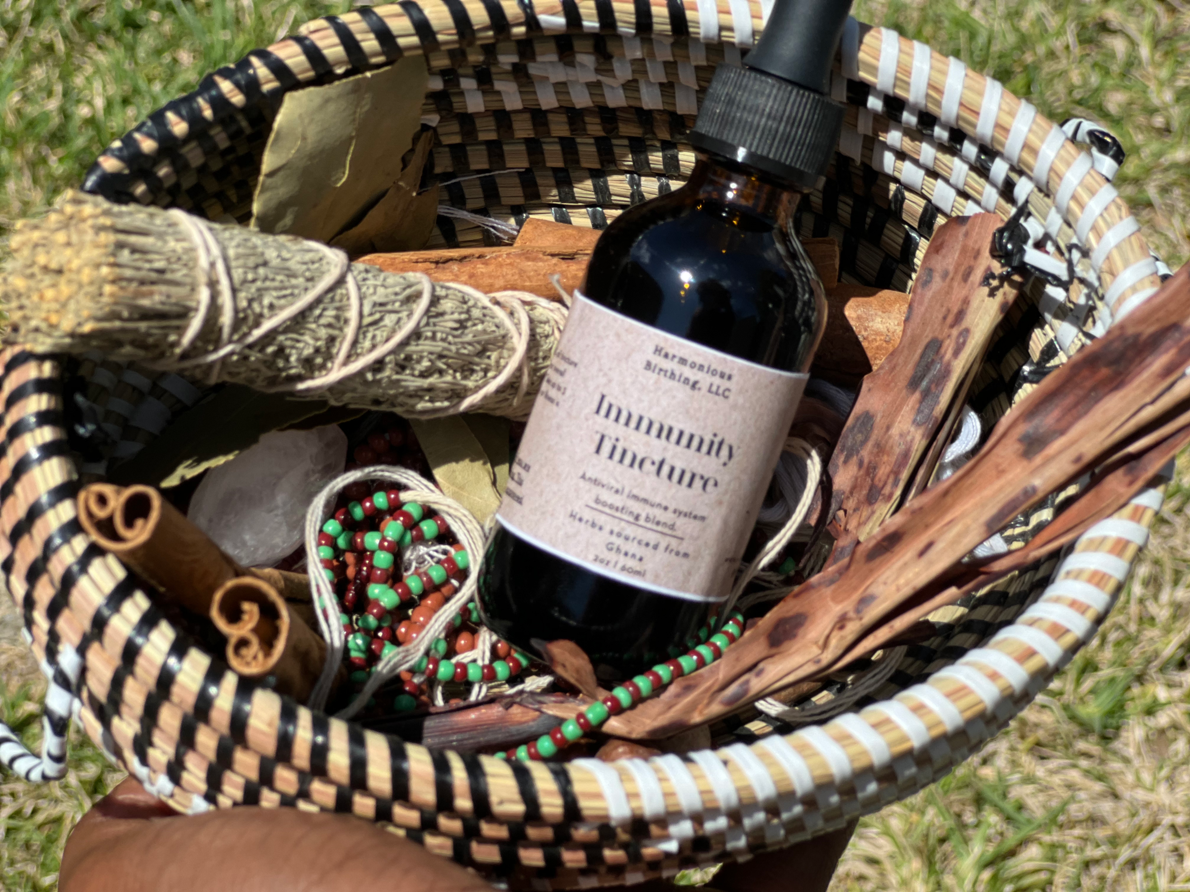 Immunity tincture (herbs sourced from Ghana)