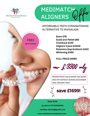 MediMatch Teeth Straightening Aligners offer
