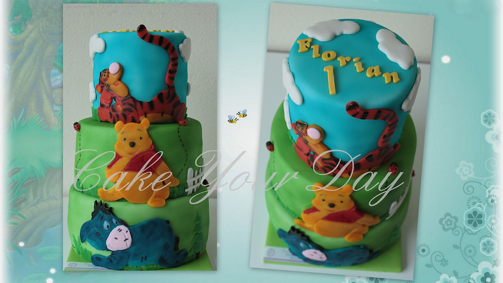 Winnie the Pooh taart