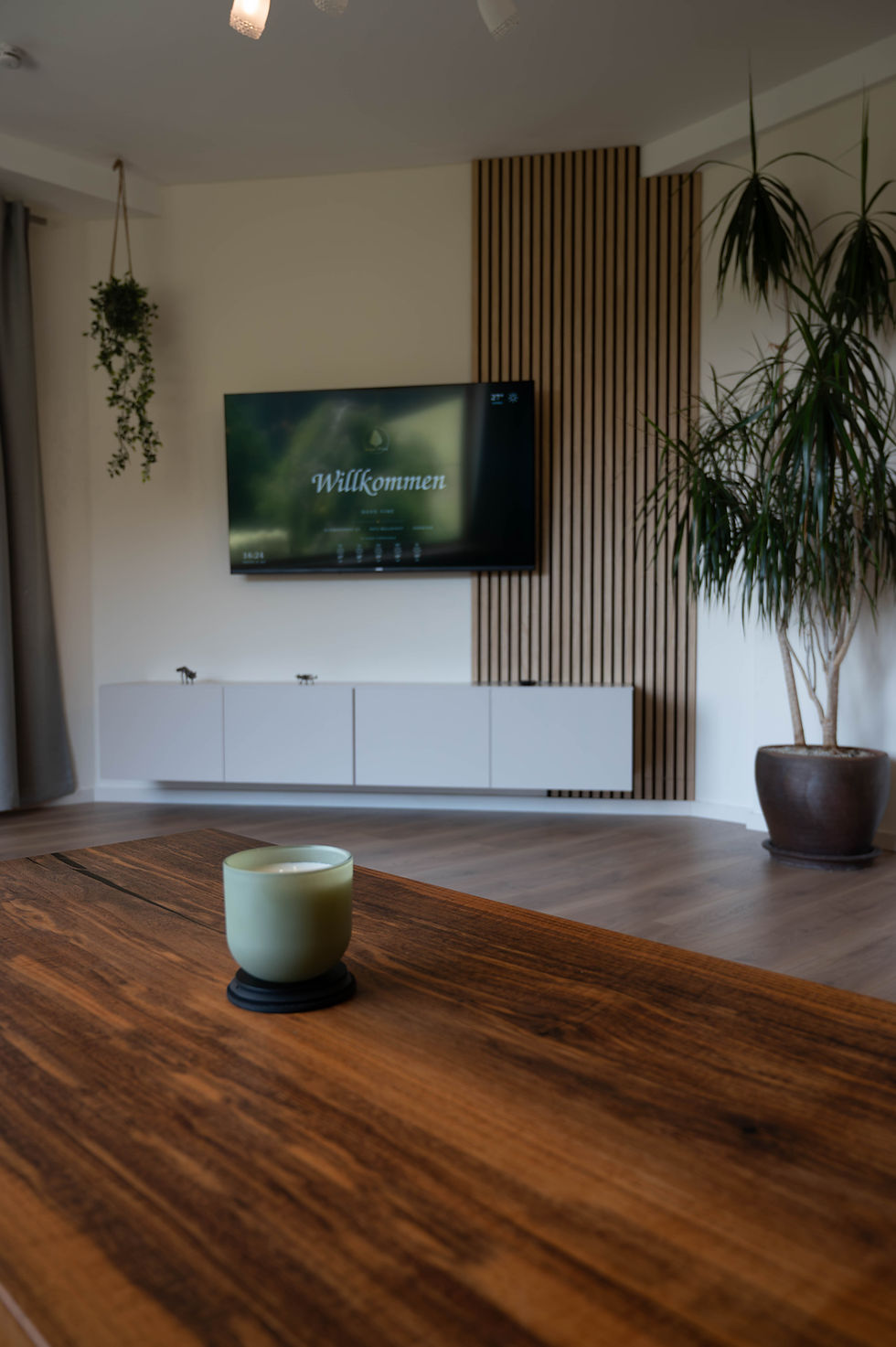 Gemütlicher Wohnbereich im Ferienhaus Haus Fine