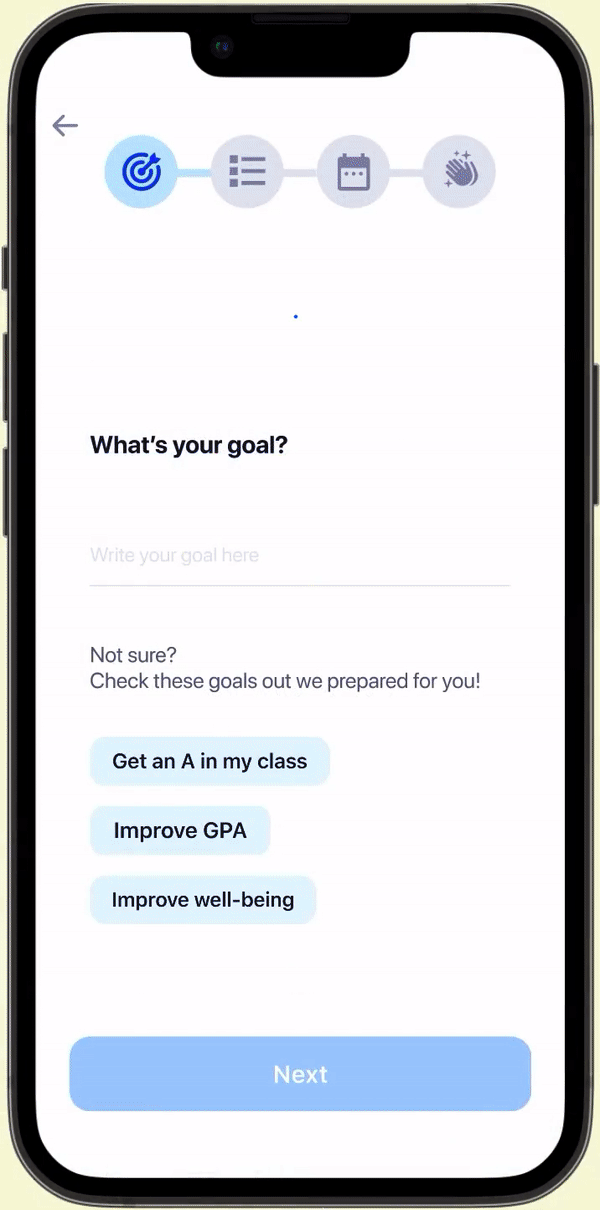 Goal Creation Gif
