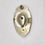 Miniaturbild: 1055* Ketten Anhänger / Brosche - Silber vergoldet - 19.Jh