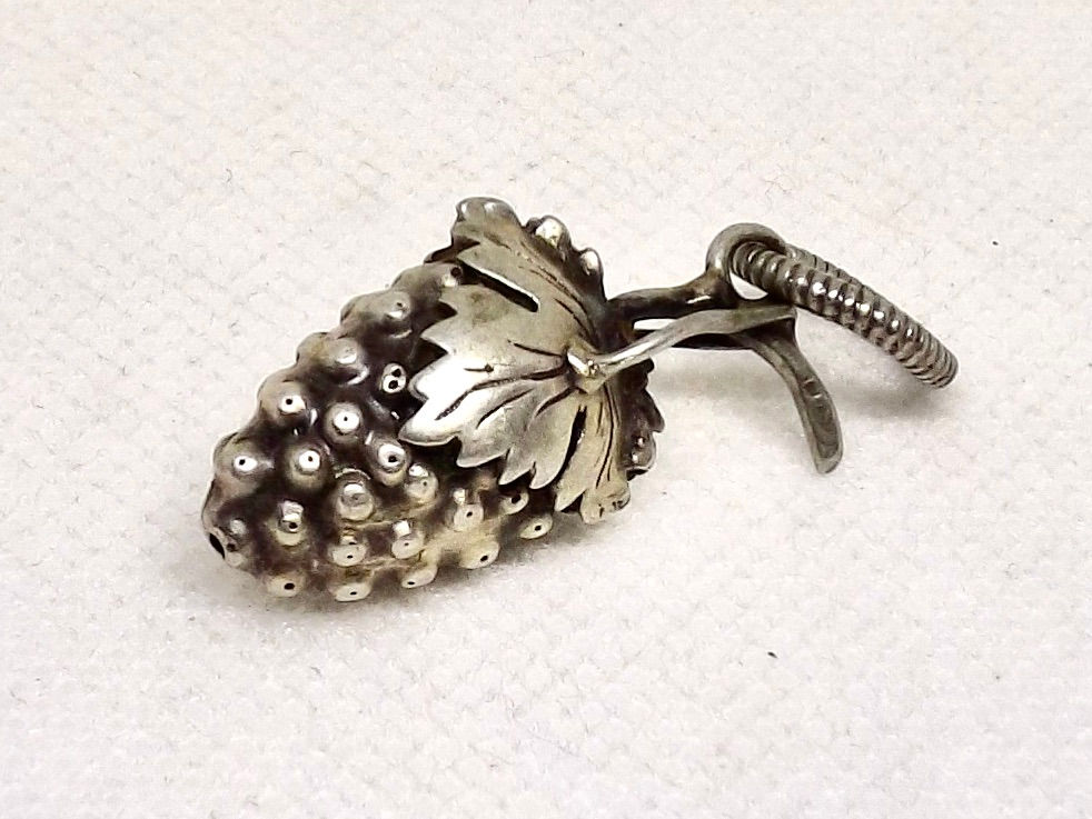 882* Charivari / Uhr/ Rosenkranz  Anhänger 18.Jh - Silber SELTEN