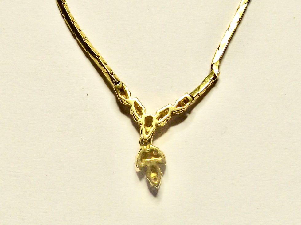 Miniaturbild: 1240* Collier mit 16 Brillanten ca 1,1 K - Gelb Gold 18 K .750/ ca 18,7g
