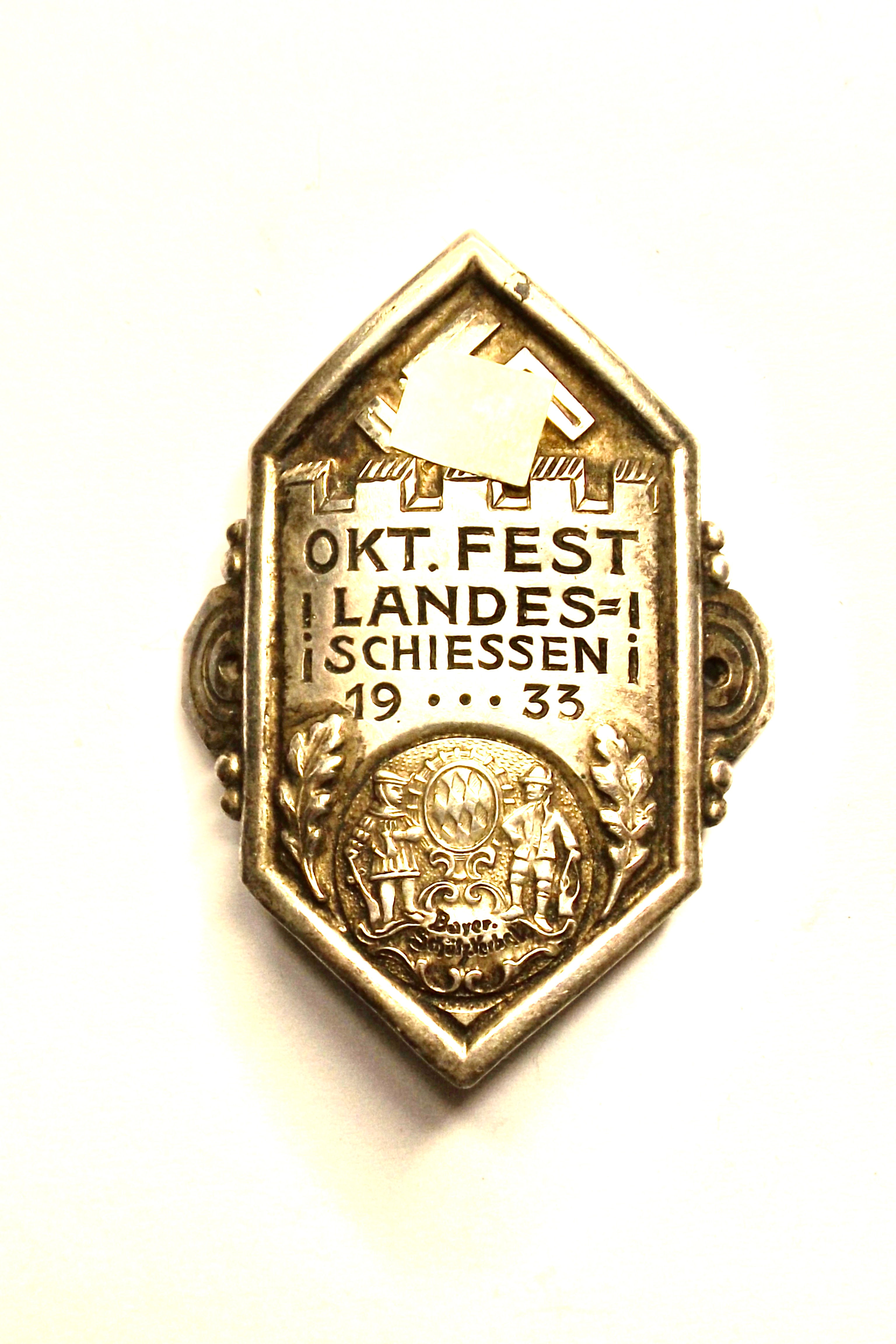 640* FAHNENNAGEL - Oktoberfest Landesschiessen 1933 München