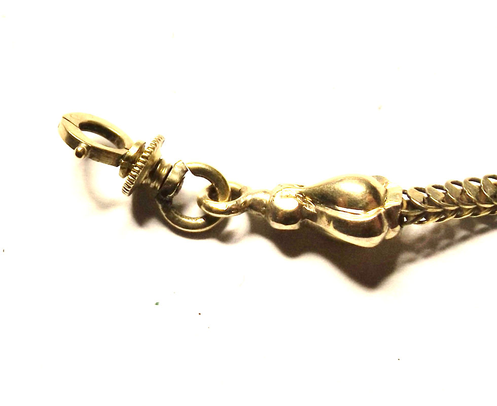Miniaturbild: 196*  61 Uhrkette mit Uhrschlüssel -Gold 14 Kt