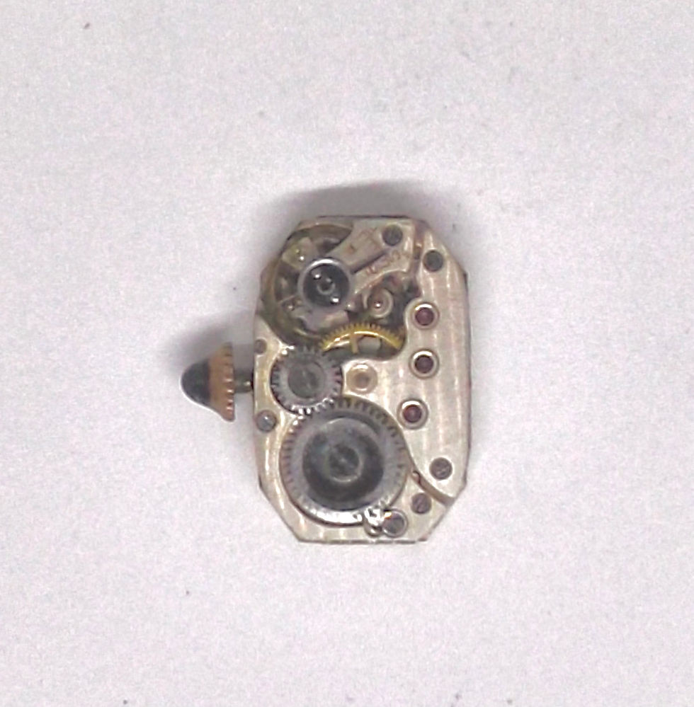 Miniaturbild: 238*  Gold 14 kt. / .585 Damen Uhr - Art Deco - emailliert