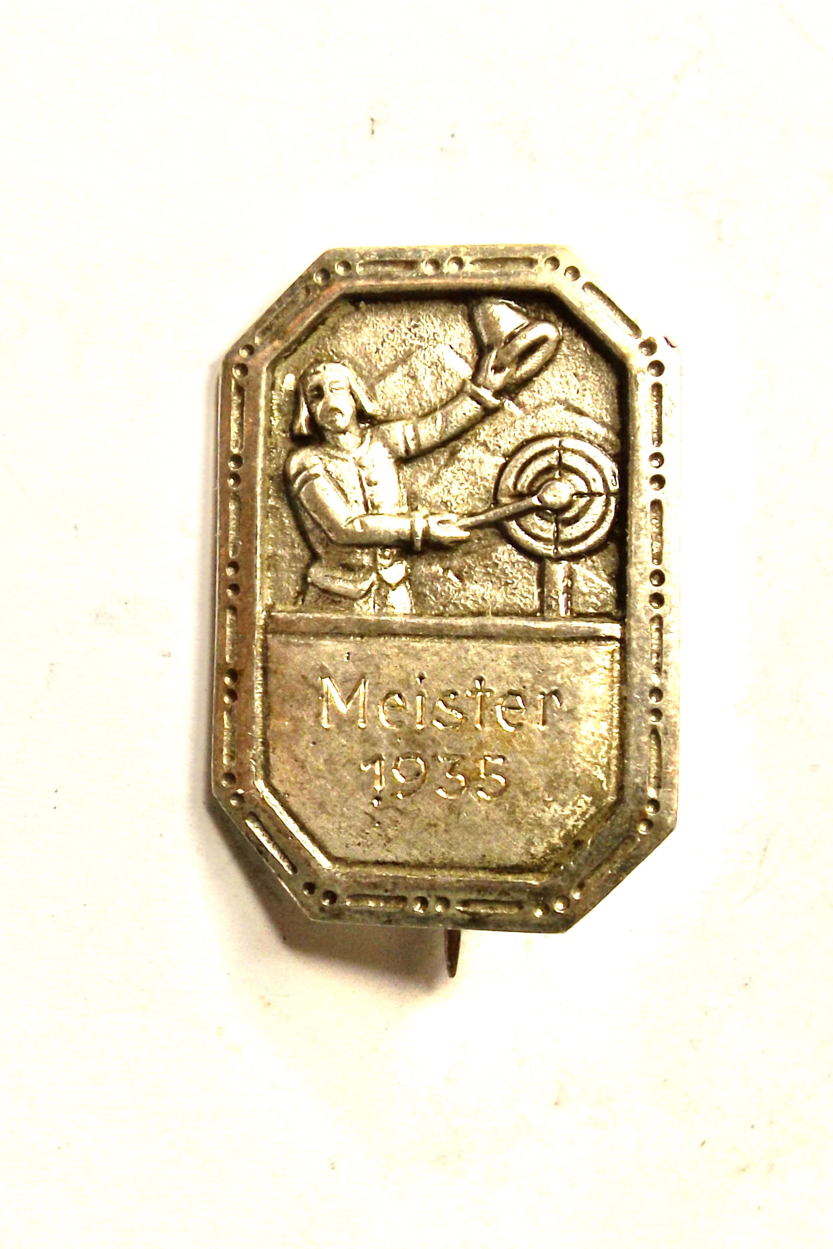 757*. Schützen Meisterabzeichen 1935 - Silber .800