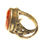 Miniaturbild: 539* Ring mit gefasstem Gold Topas - Silber - 18.Jh.