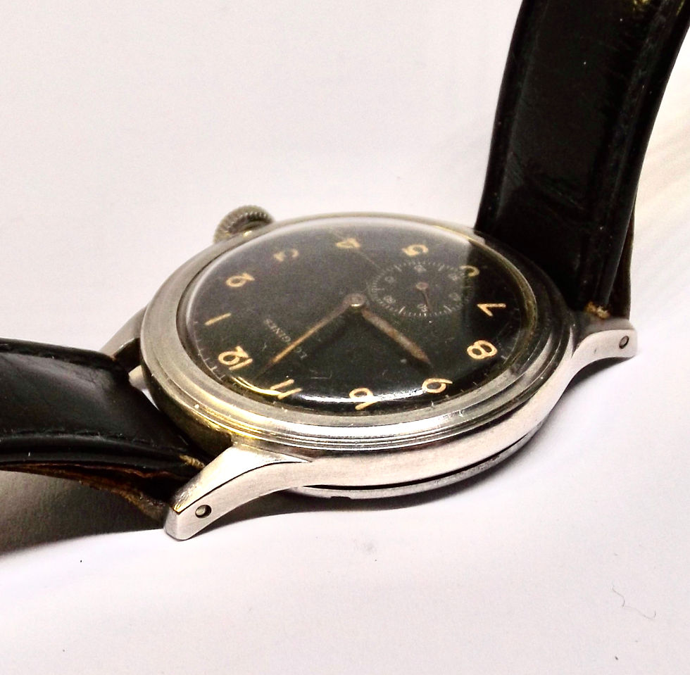 Miniaturbild: 213* LONGINES Cal. 27M Herren Armbanduhr - vertiefte Sekunde bei 6