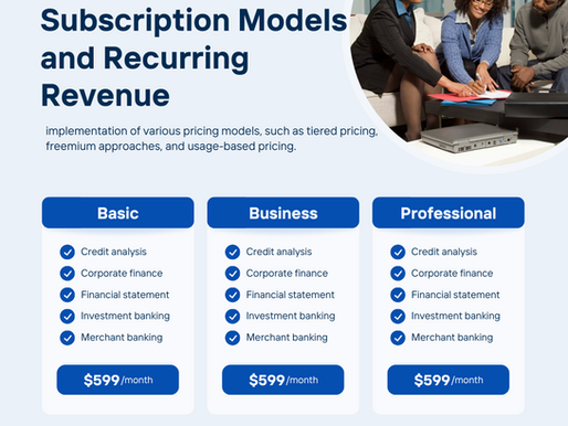 Subscription Models and Recurring Revenue: The Changing Landscape of Sales Transactions