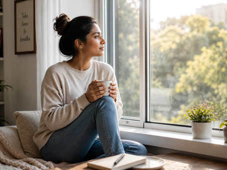 Person practicing gratitude meditation in a quiet setting, reflecting peacefully while cultivating thankfulness.