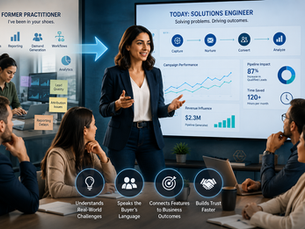 Former business practitioner turned SaaS Sales Engineer presenting workflow and business solutions to enterprise stakeholders.