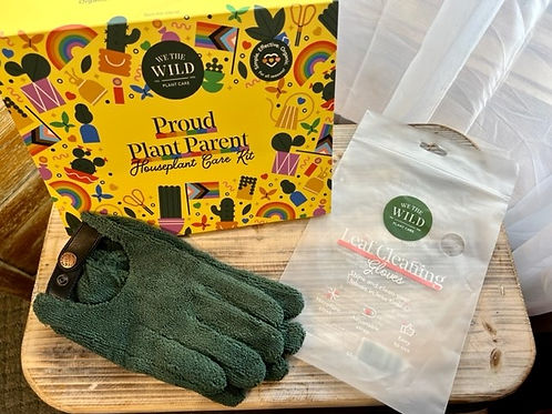 We The Wild Houseplant Leaf Cleaning Gloves