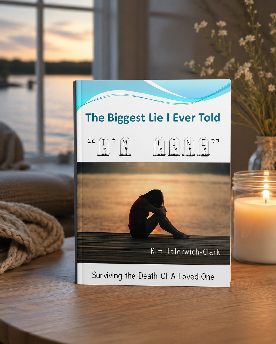 The Biggest Lie I Ever Told - "I'm FINE" - Colour Filled Paperback Book