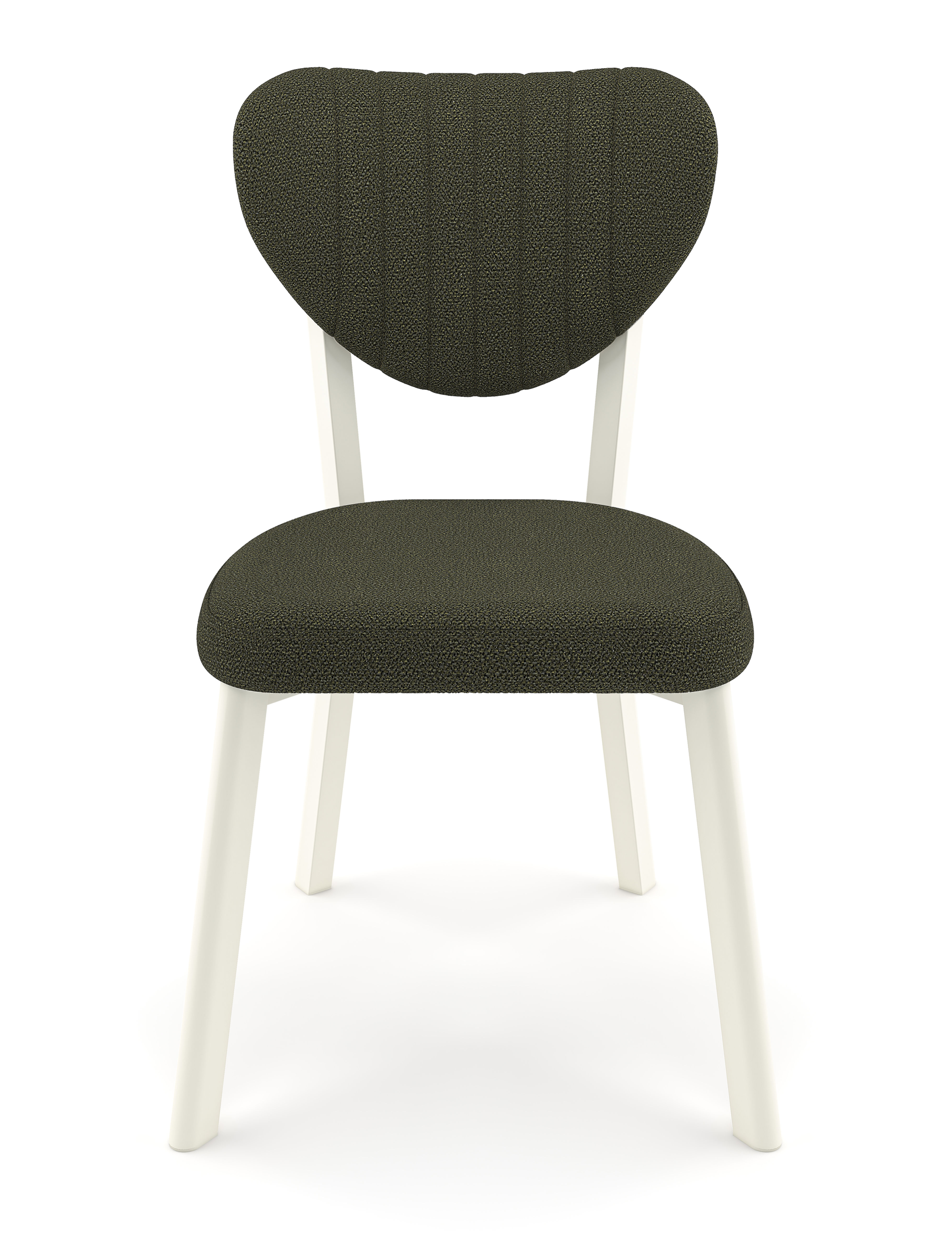 Yeşil - Ekru Sandalye Önden Görünüm