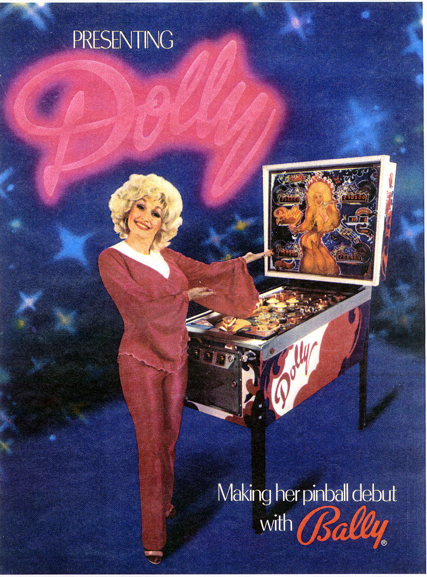 PINBALL DOLLY PARTON -MPU-35 SET (2 chips)