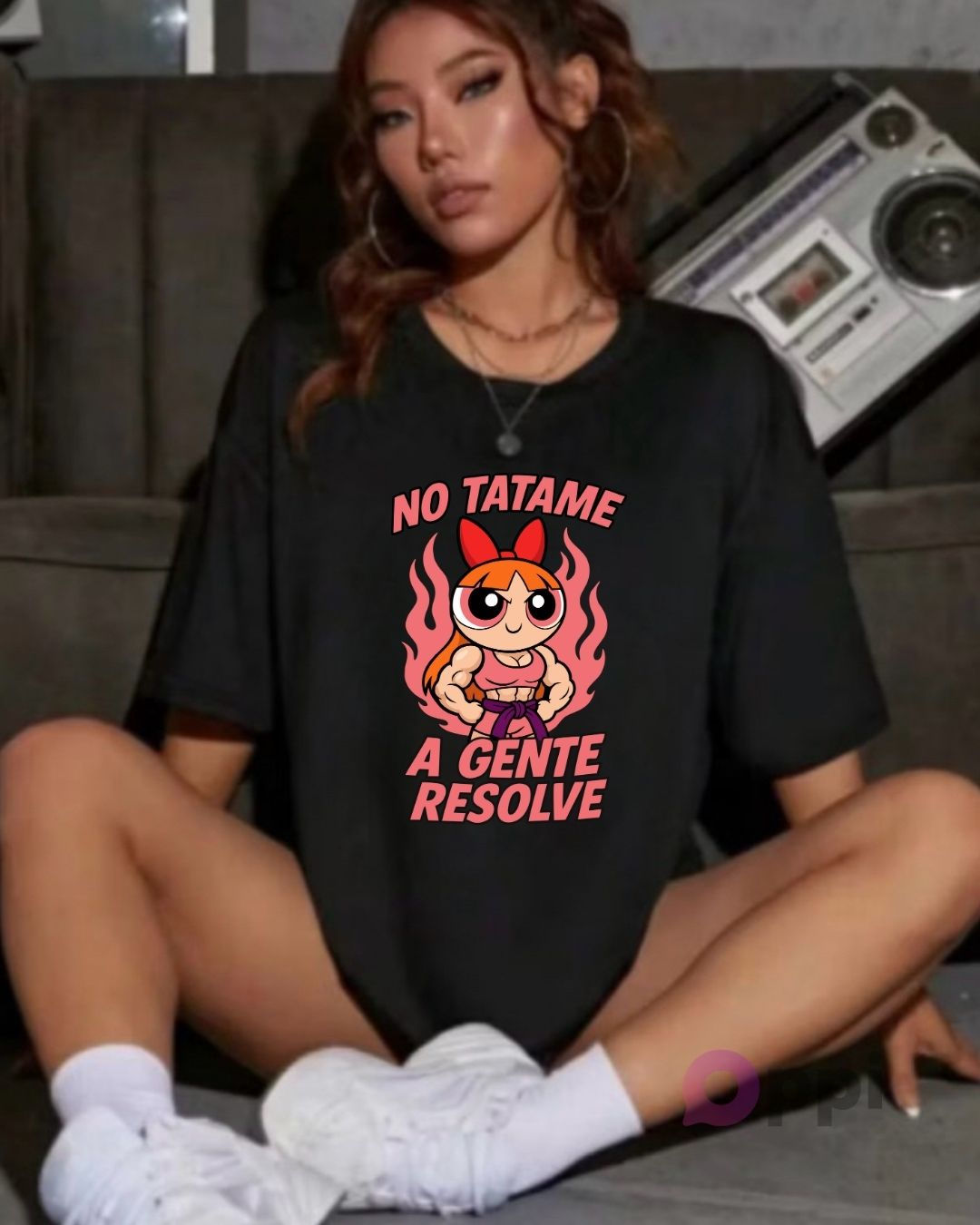 Camiseta Florzinha Rosa Jiu-Jitsu