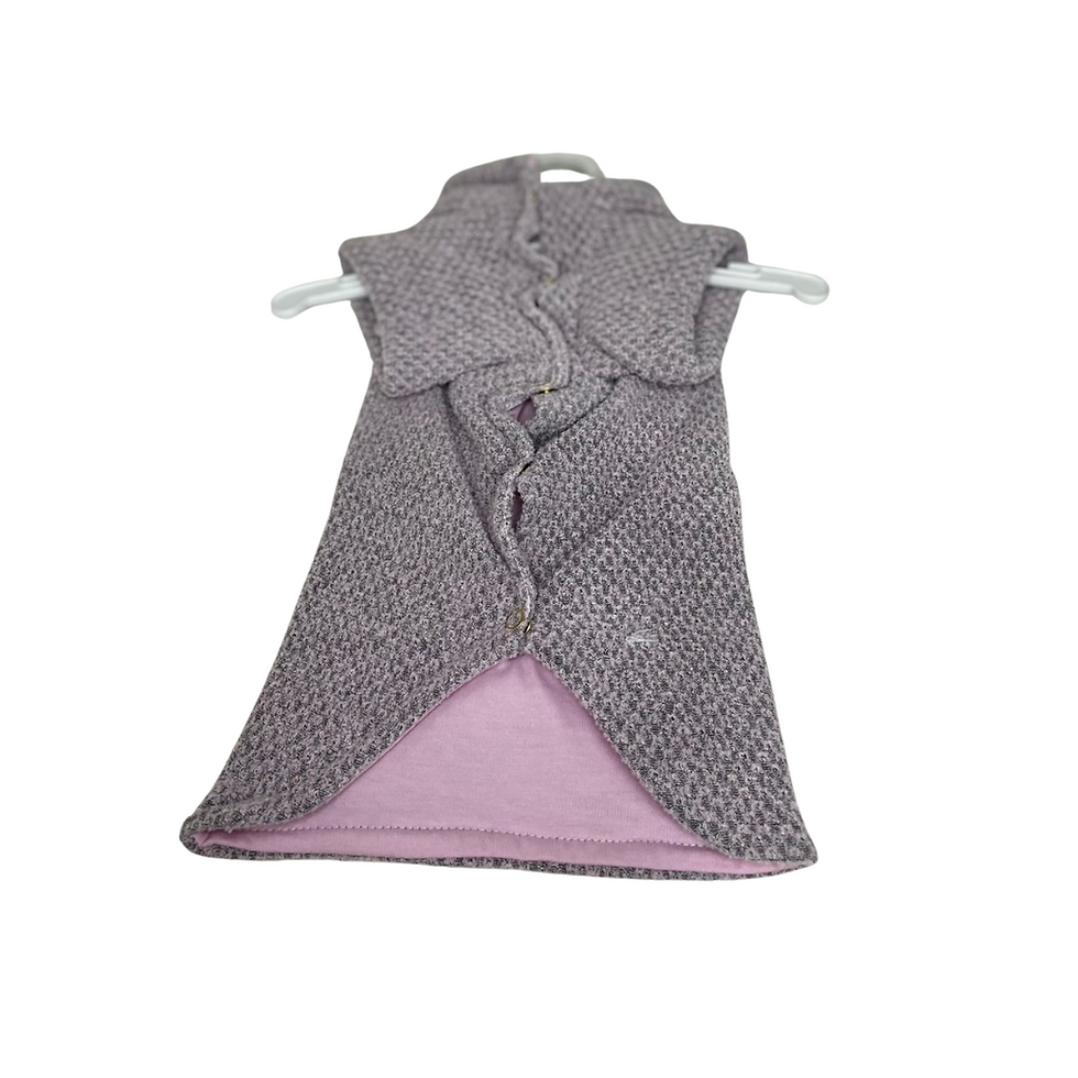 Miniatura: Roupinha para Cachorro Jaqueta Tweed Pink Tamanhos Pp E P