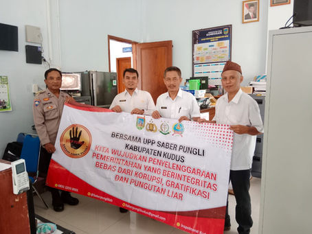 Bersama wujudkan penyelenggaraan pemerintahan yang BEBAS PUNGLI