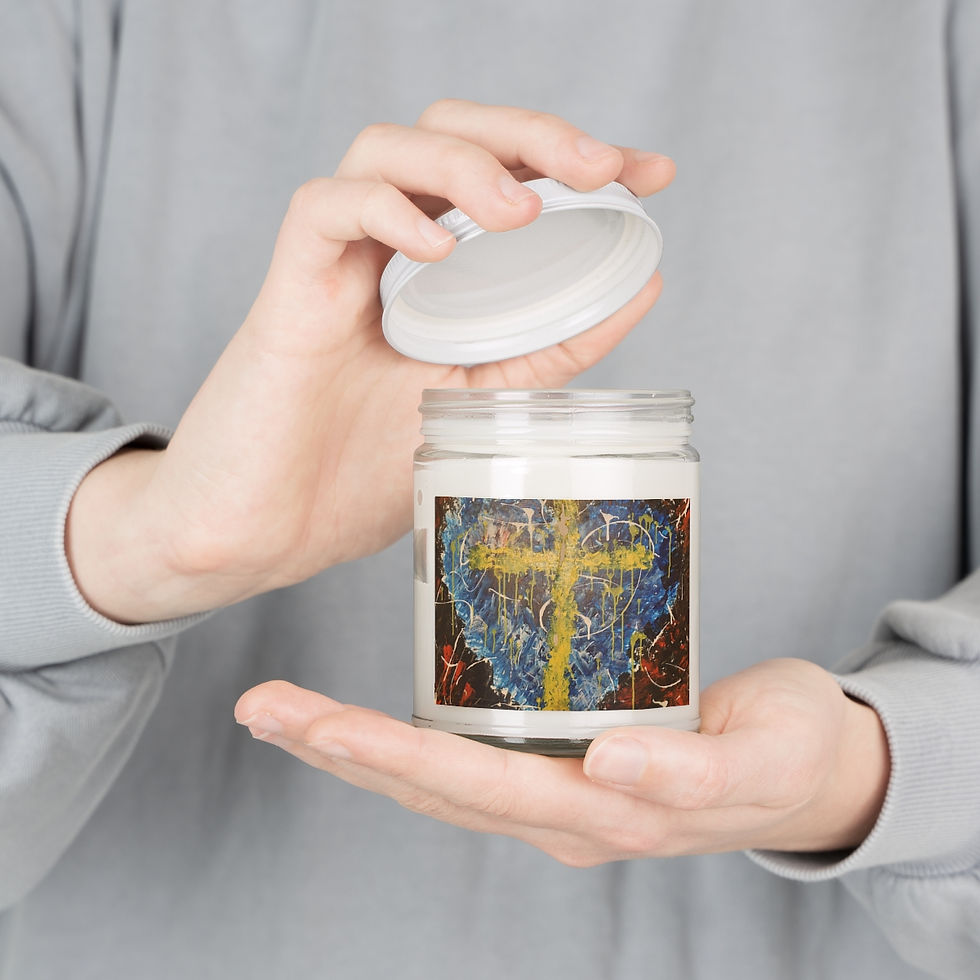 Thumbnail: Eco- Friendly Artistic Scented Candles, 9oz