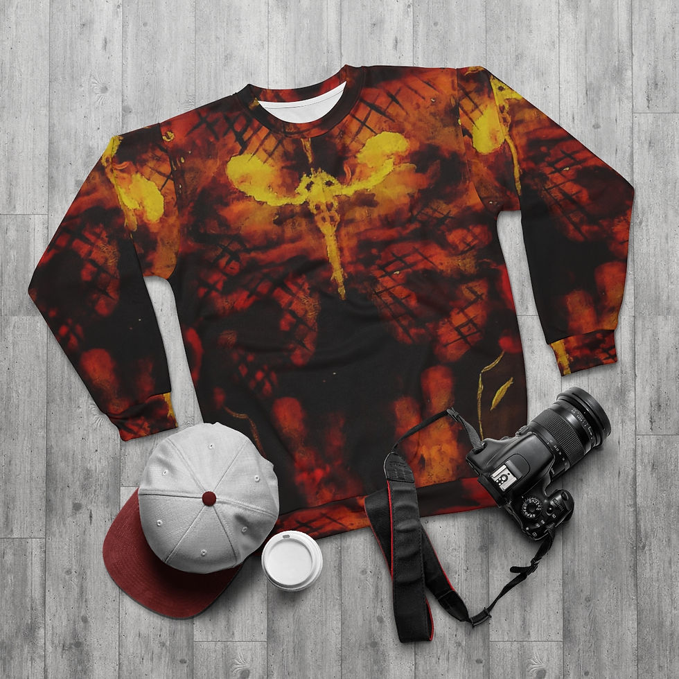 Thumbnail: Croc V Snake, CBK & A- Unisex Sweatshirt (AOP)