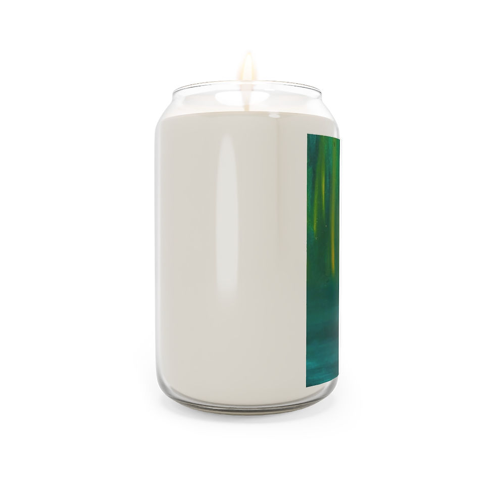 Thumbnail: Eco- Friendly Artistic Scented Candle, 13.75oz