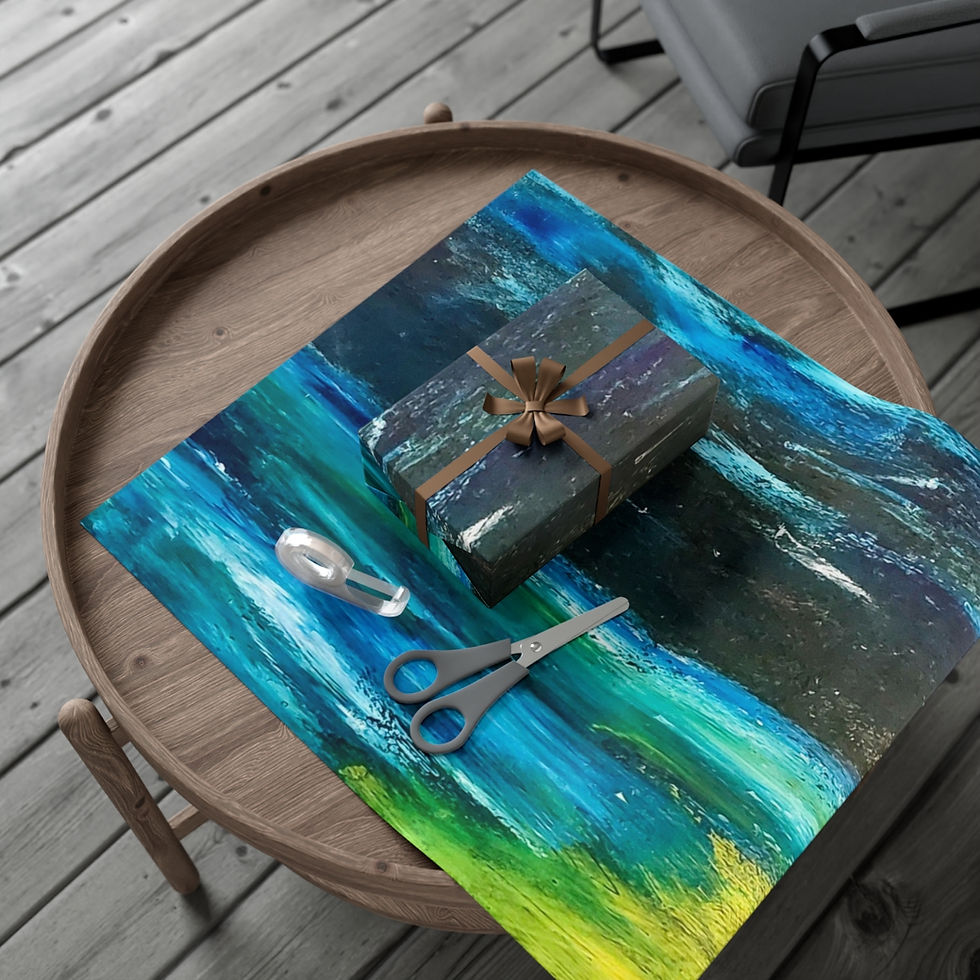 Thumbnail: Eco- Friendly Artistic Gift Wrap Papers