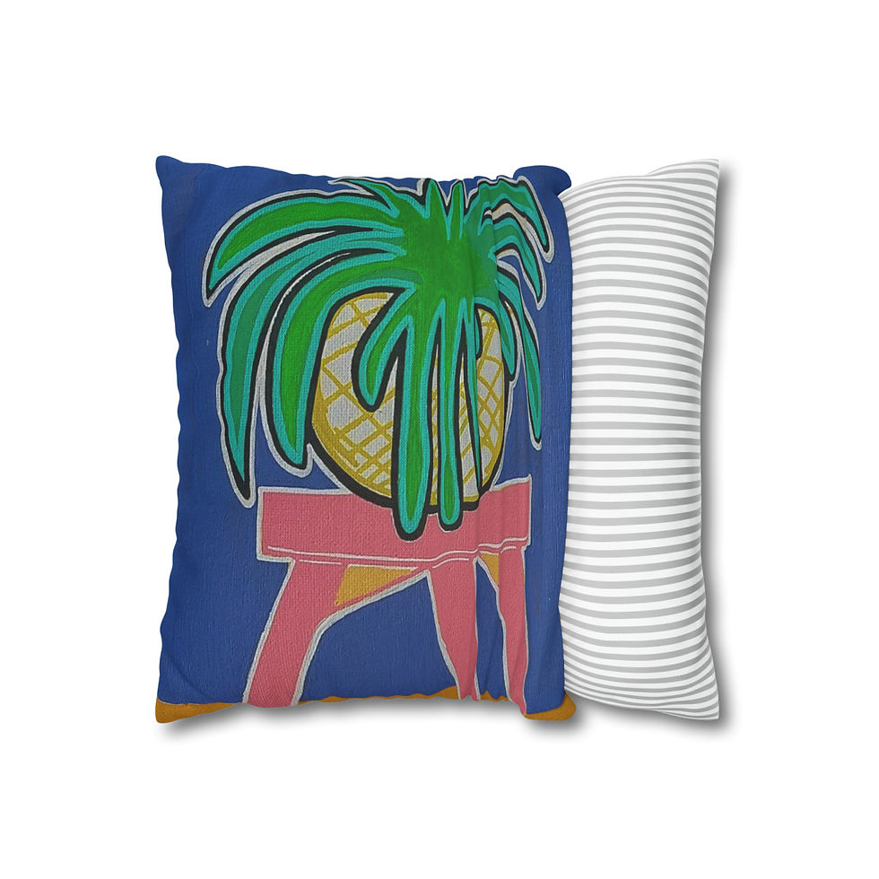 Thumbnail: Artistic Spun Polyester Square Pillow Case