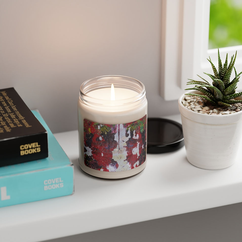 Thumbnail: Eco- Friendly Artistic Scented Soy Candle, 9oz