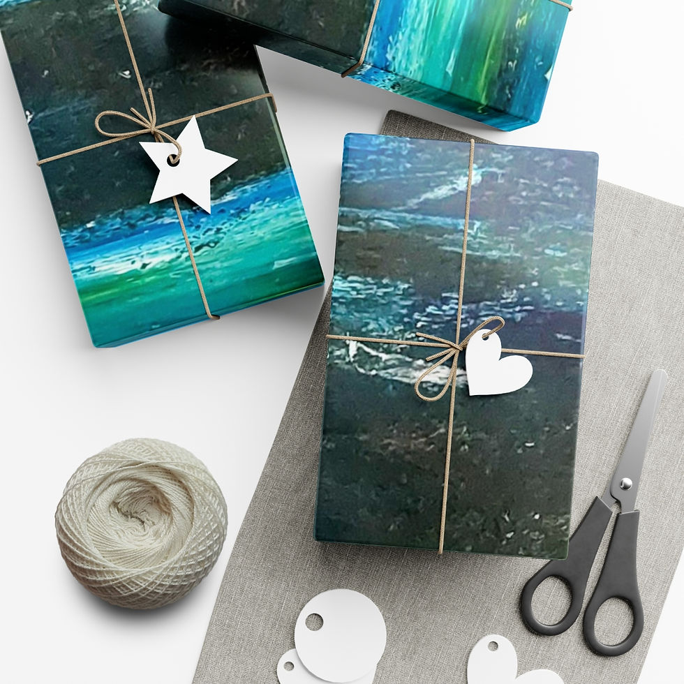 Thumbnail: Eco- Friendly Artistic Gift Wrap Papers