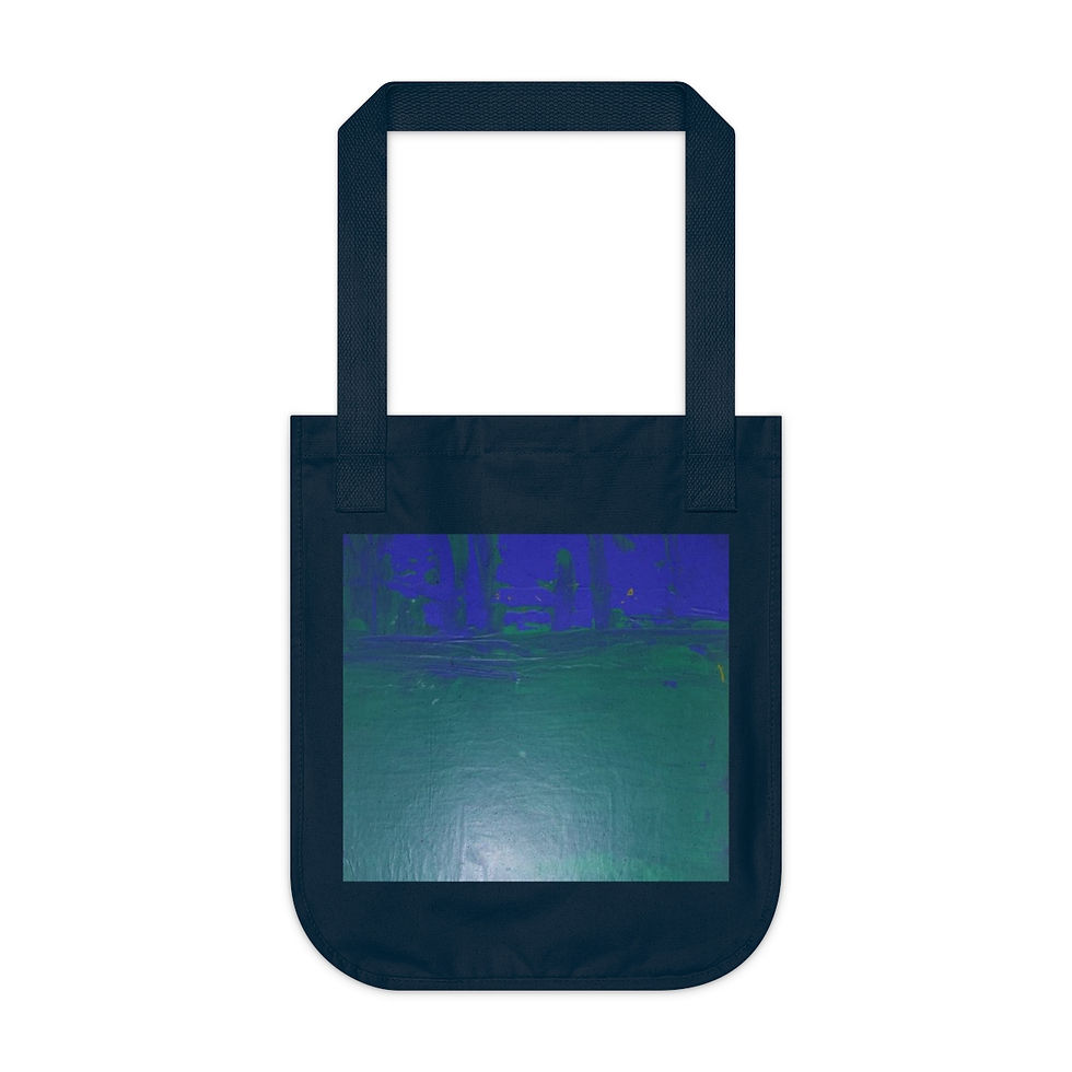 Thumbnail: Eco- Friendly Artistic Organic Canvas Tote Bag
