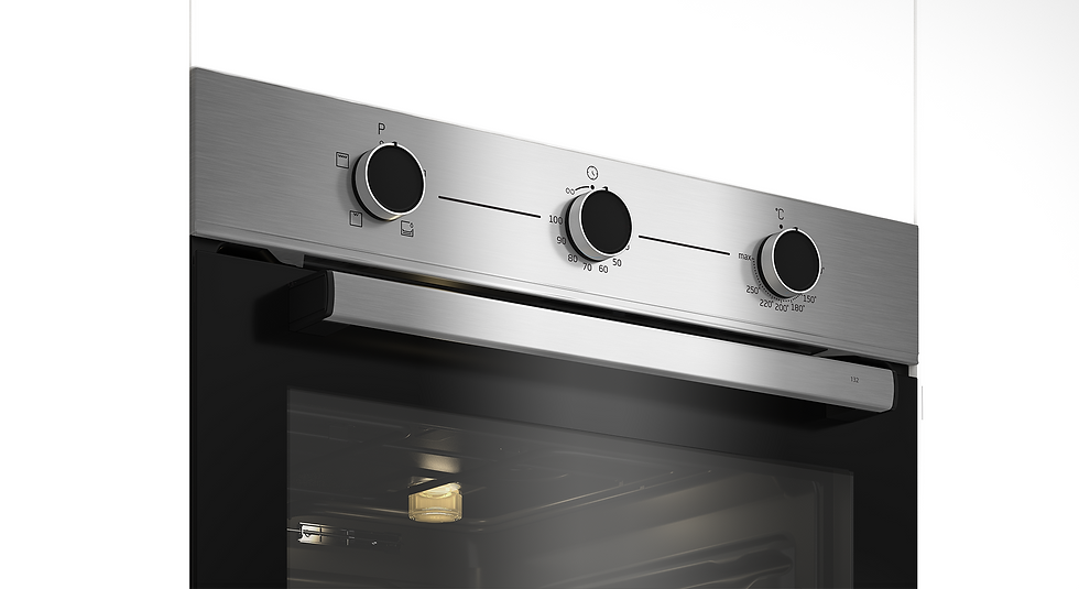 Thumbnail: Beko Built-In Static Oven 4 Function 60cm 74L Stainless Steel
