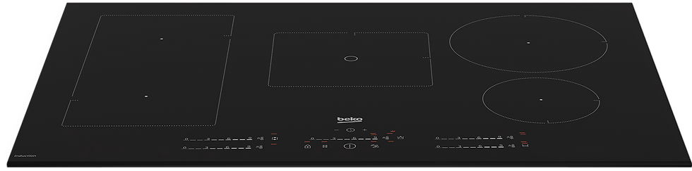 Thumbnail: Beko Built-In Hob Induction 5 Zones 1 IndyFlex 80cm Black