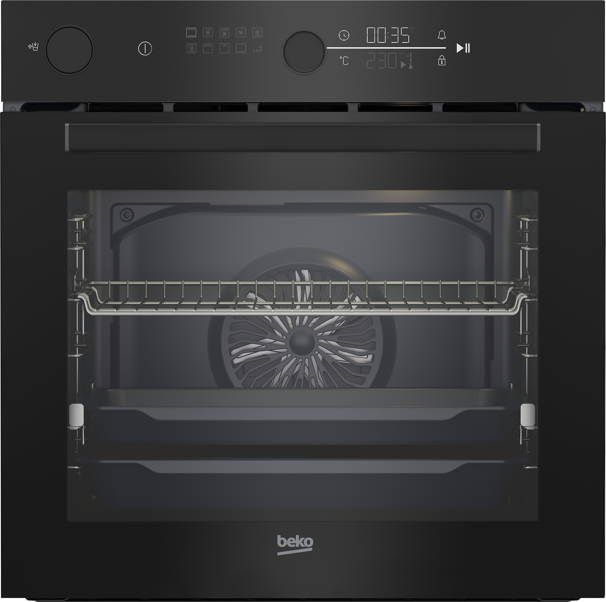 Beko Built-In Steam Oven 15 Function 60 cm 72L Black