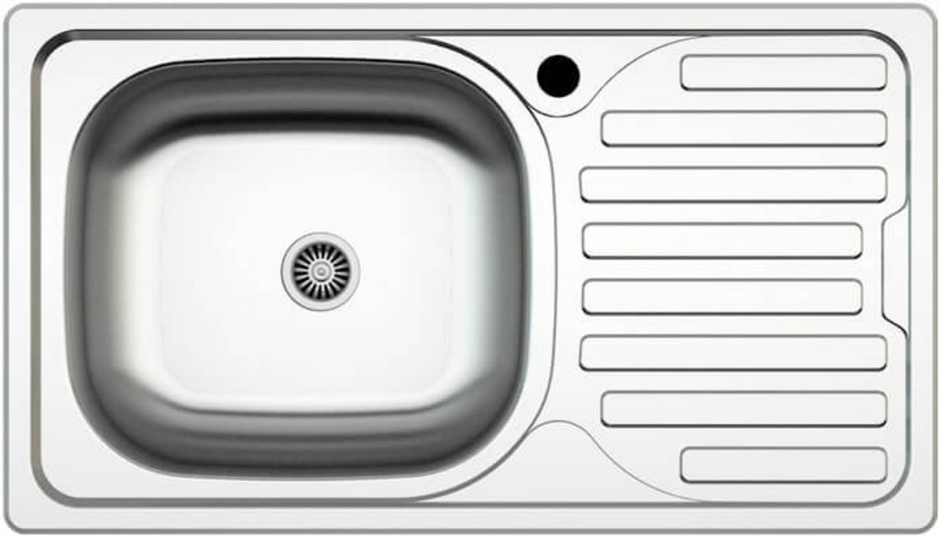 Asil Inset Serisi AS07 Single Bowl Sink Stainless Steel