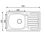 Thumbnail: Asil Inset Serisi AS07 Single Bowl Sink Stainless Steel