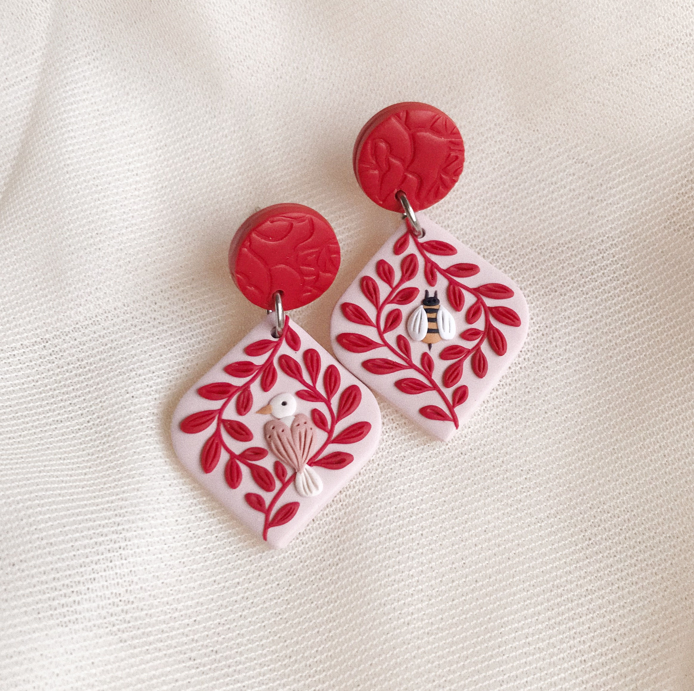 The Birds & the Bees Earrings Large 4.3cm