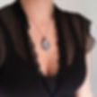 intricate floral gothic necklace
