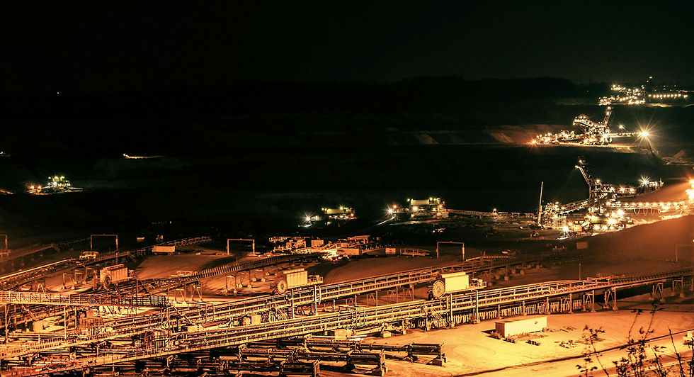 Night shift mining operations - Credit Julia FUCHS