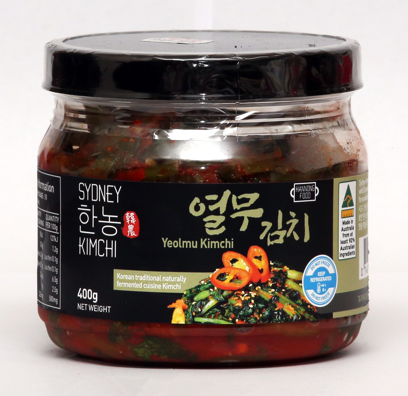 Hannong Sliced Yeolmu Kimchi(Jar) 400g*6