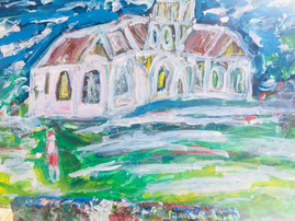 Eglise Style Van Gogh