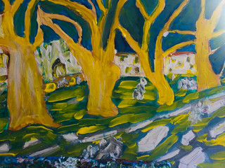 Saint Remy Van Gogh Style
