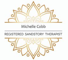 symbol of a star and the words sandstory in the middle