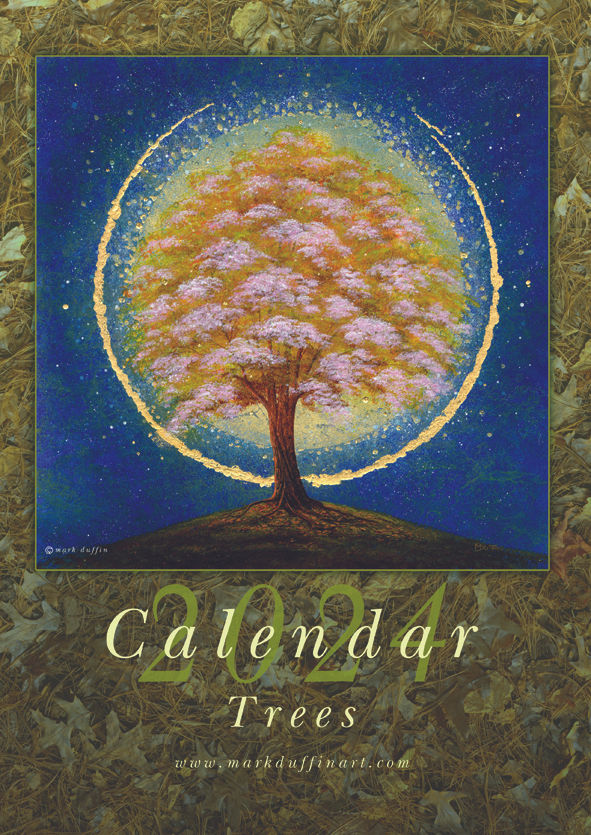 Trees calendar 2024 spiritualcreations