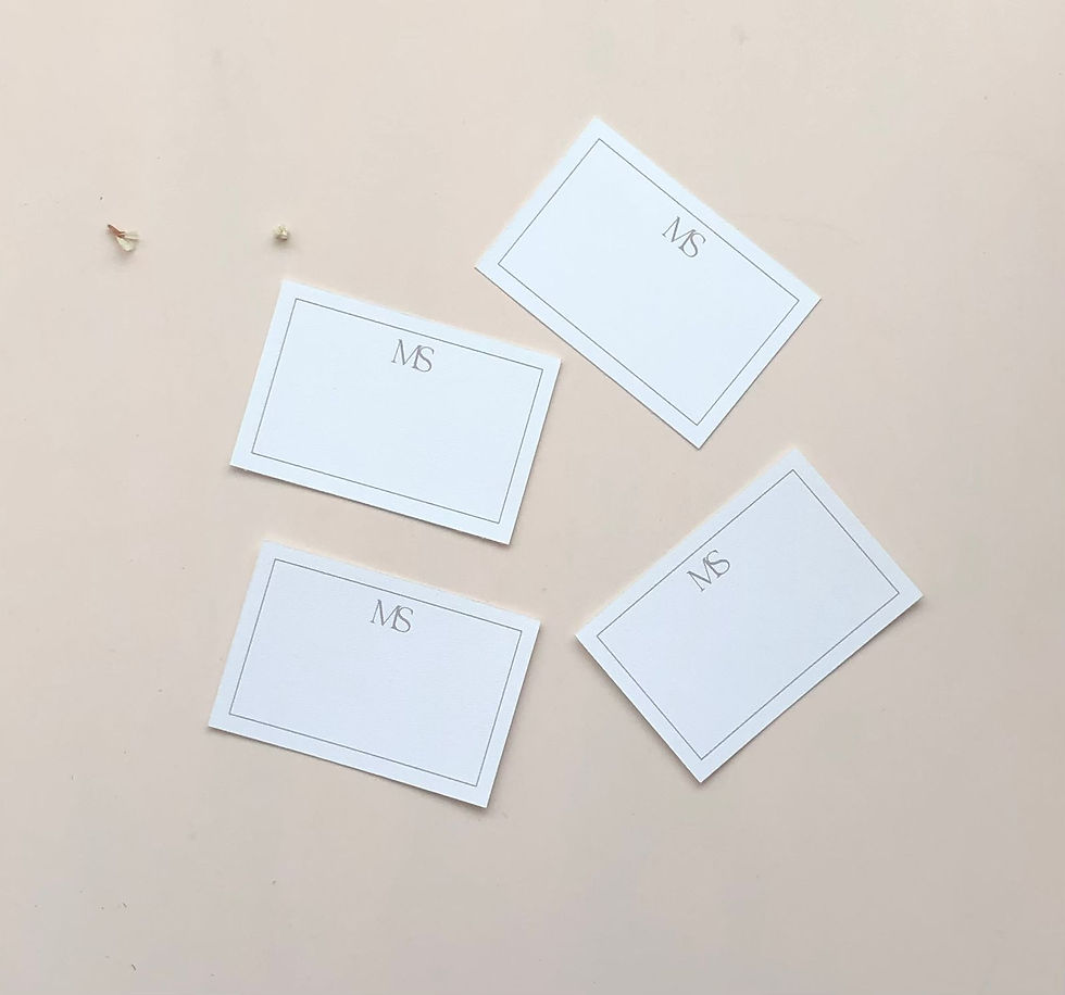 Thanks cards sencillas (personalizadas)