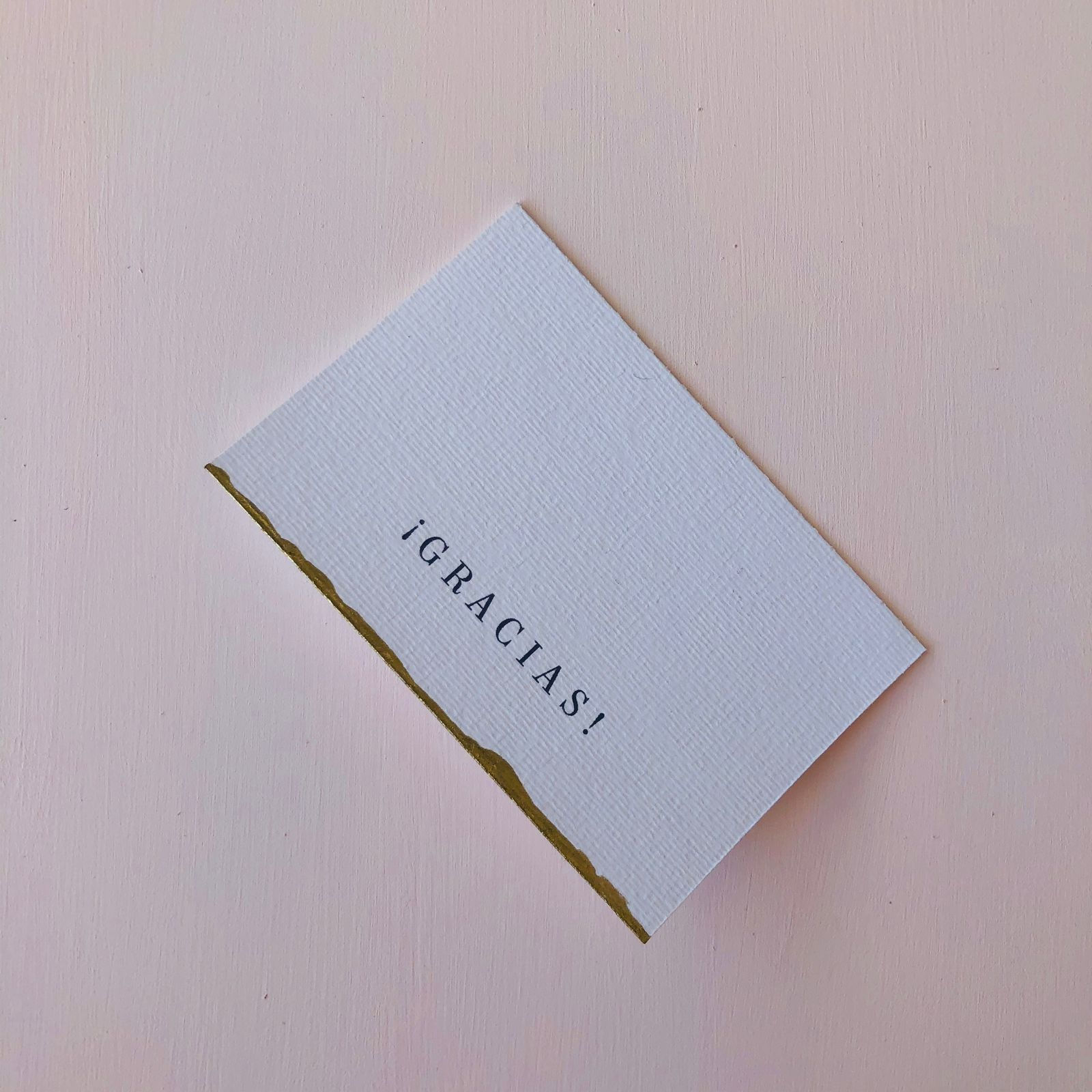 Thanks cards sencilla"gracias"