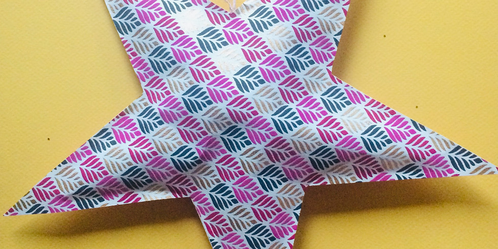 KIT CREATIF L'étoile en papier artisanal