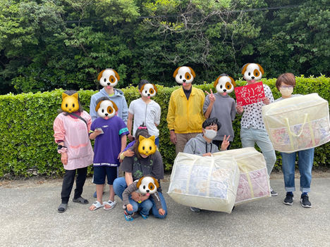 リサイクル羽毛ふとんの寄付