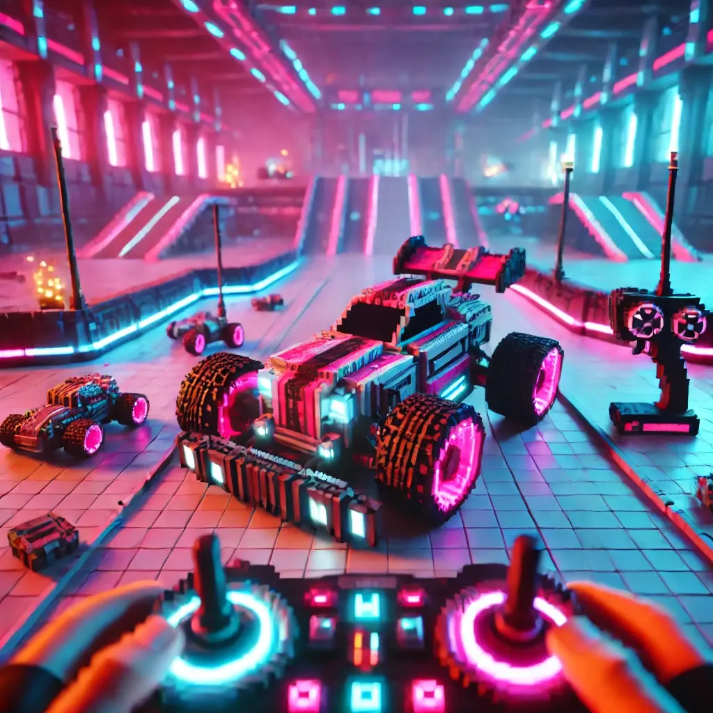 4x RC BATTLE CARS (4ply x 7min)